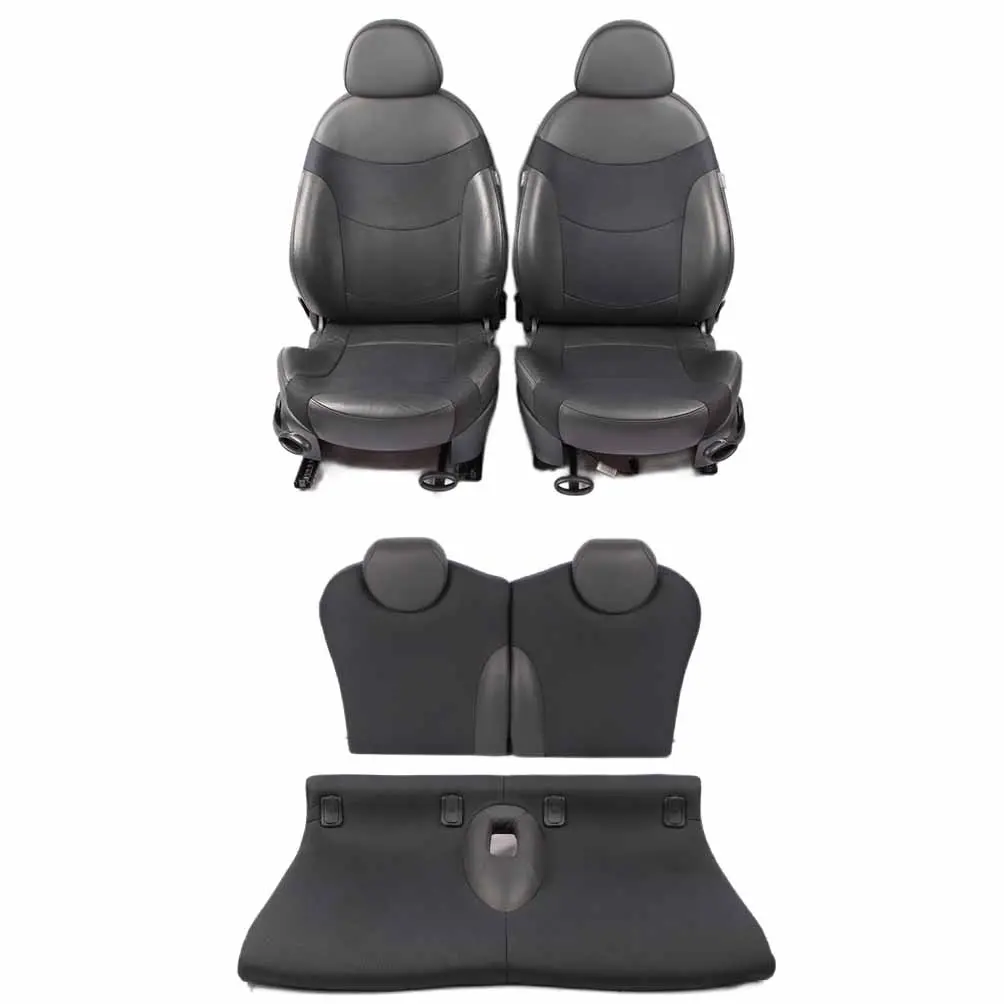 Seats Mini R50 R53 Sport Heated Cloth Fabric / Leather Molette Seat Front Rear to with Part number 7130098 Seats Mini R50 R53 Sport Heated Cloth Fabric / Leather Molette Seat Front Rear - SKU 7130098-2 - Part number 7130098