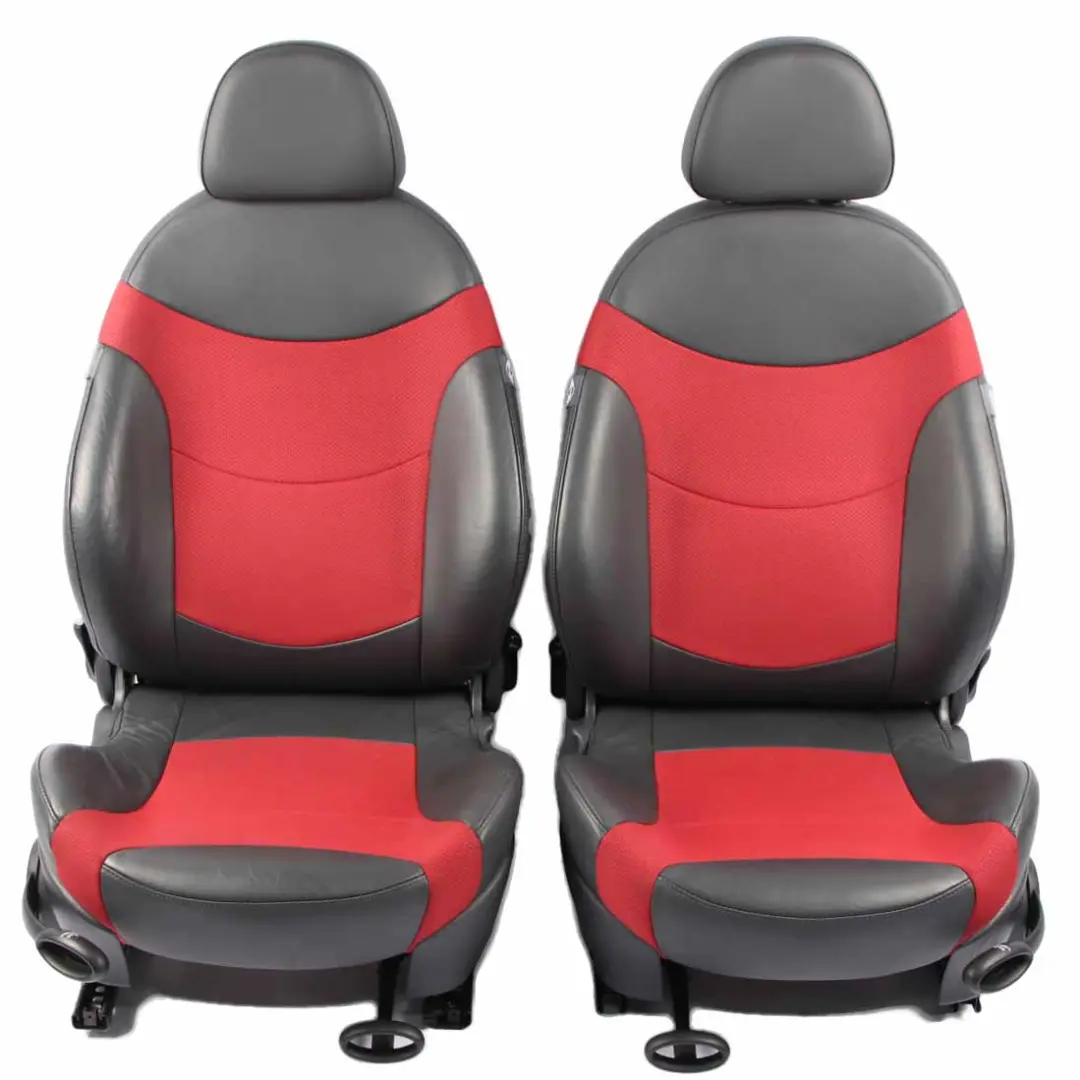 Seats Mini Cooper R50 R53 Cloth Leather Molette Red Set Interior Front Rear Seat to with Part number 7130099 Seats Mini Cooper R50 R53 Cloth Leather Molette Red Set Interior Front Rear Seat - SKU 7130099-1 - Part number 7130099