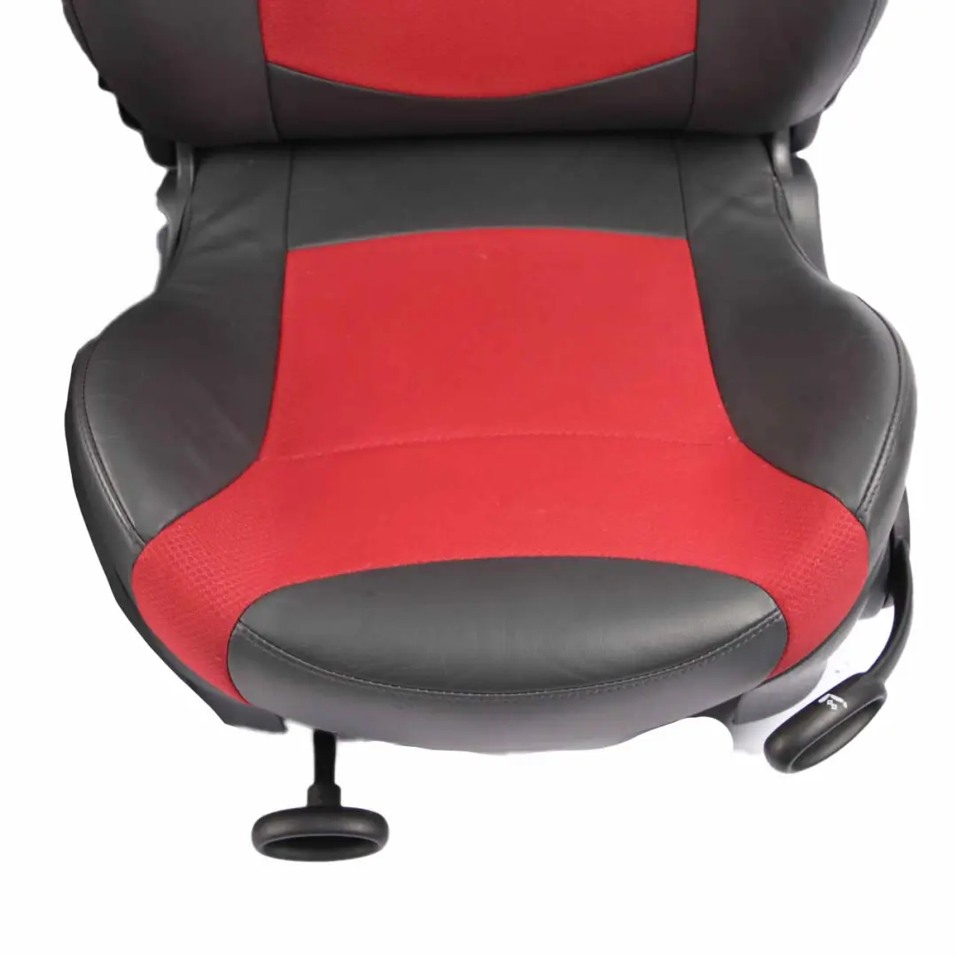 Seats Mini Cooper R50 R53 Cloth Leather Molette Red Set Interior Front Rear Seat to with Part number 7130099 Seats Mini Cooper R50 R53 Cloth Leather Molette Red Set Interior Front Rear Seat - SKU 7130099-1 - Part number 7130099