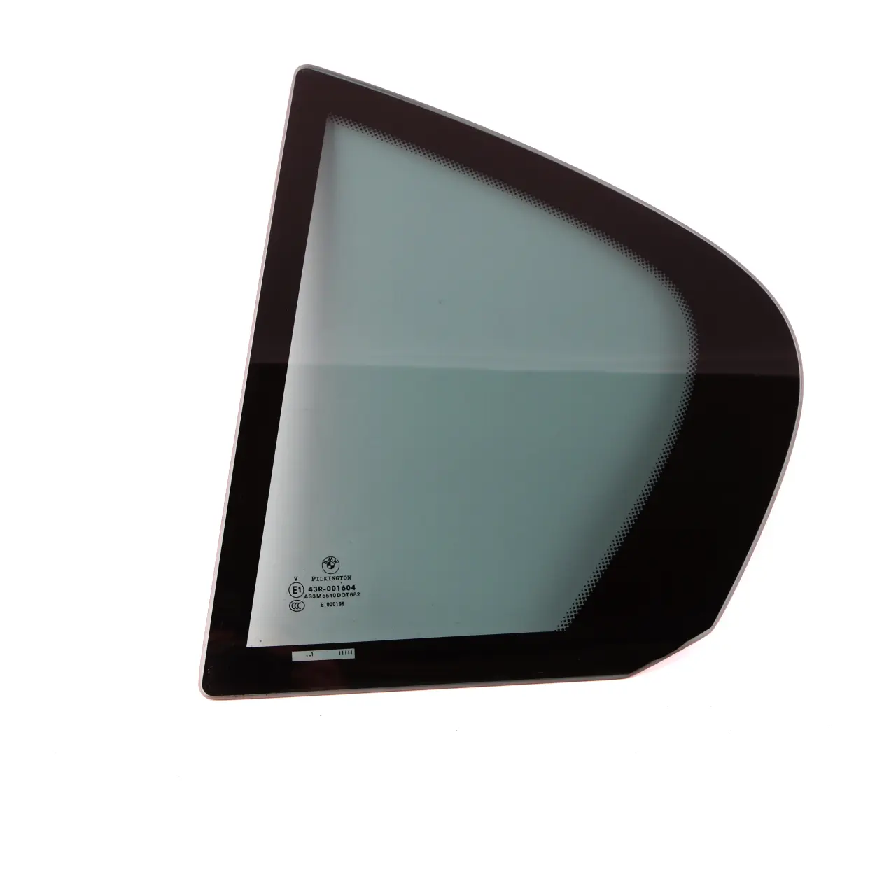 BMW E90 LCI Fixed Door Side Window Glass AS3 Rear Left N/S 7130361