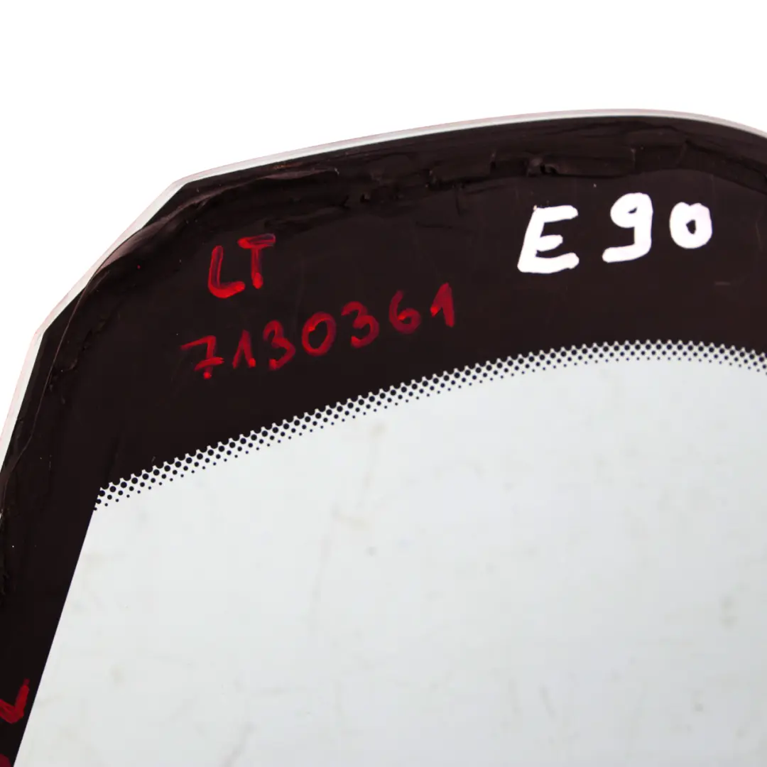 Puerta Fija Ventana Lateral Cristal AS3 Trasero Izquierdo para BMW E90 LCI con número de pieza 7130361 BMW E90 LCI Puerta Fija Ventana Lateral Cristal AS3 Trasero Izquierdo - SKU 7130361 - Número de pieza 7130361