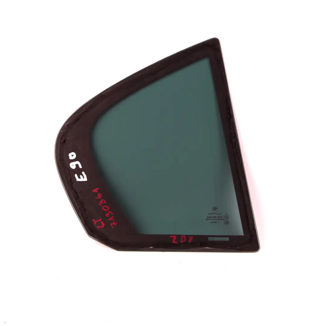 Puerta Fija Ventana Lateral Cristal AS3 Trasero Izquierdo para BMW E90 LCI con número de pieza 7130361 BMW E90 LCI Puerta Fija Ventana Lateral Cristal AS3 Trasero Izquierdo - SKU 7130361 - Número de pieza 7130361