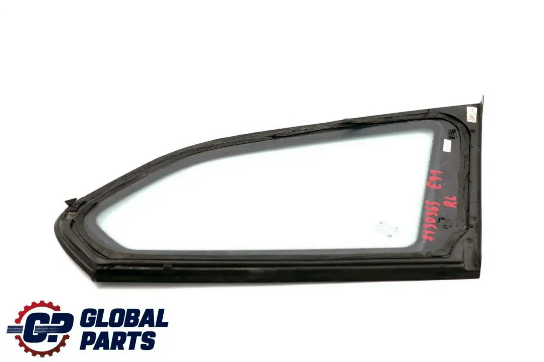 BMW E91 Lunotto Posteriore Laterale In Vetro Verde Con Guarnizione Sinistra AS2 - SKU 7130365 - Numero di parte 7130365