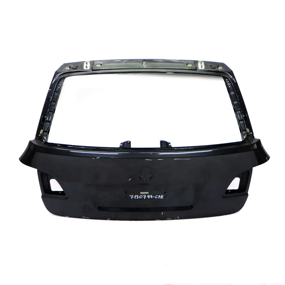 Trunk Boot Lid Carbonschwarz Carbon Black Metallic 416 to BMW E61 Touring Tailgate with Part number 7130799 BMW E61 Touring Tailgate Trunk Boot Lid Carbonschwarz Carbon Black Metallic 416 - SKU 7130799-CAR - Part number 7130799