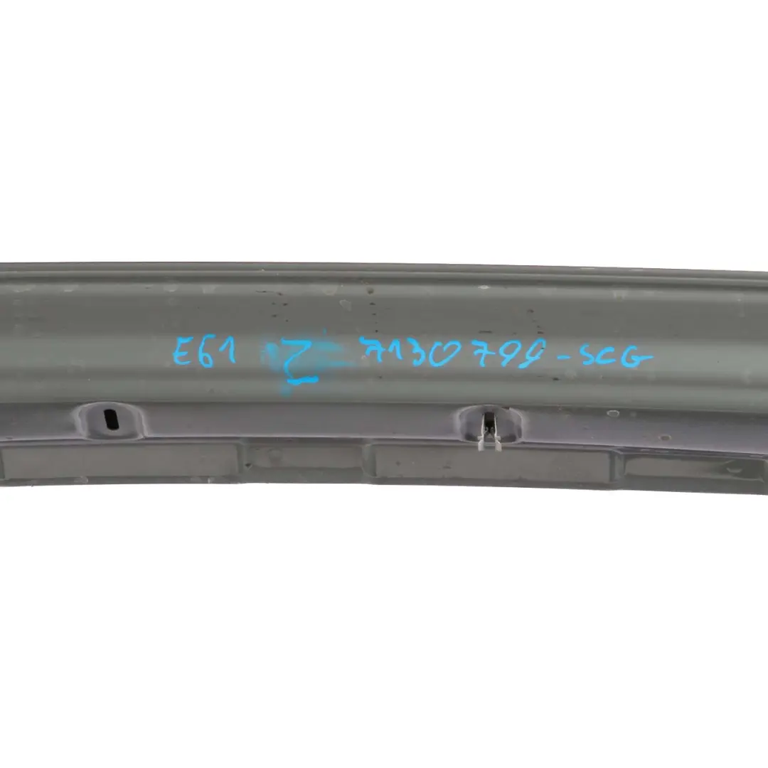 Trunk Boot Lid Spacegrau Space Grey Metallic - A52 to BMW E61 Touring Tailgate with Part number 7130799 BMW E61 Touring Tailgate Trunk Boot Lid Spacegrau Space Grey Metallic - A52 - SKU 7130799-SCG - Part number 7130799