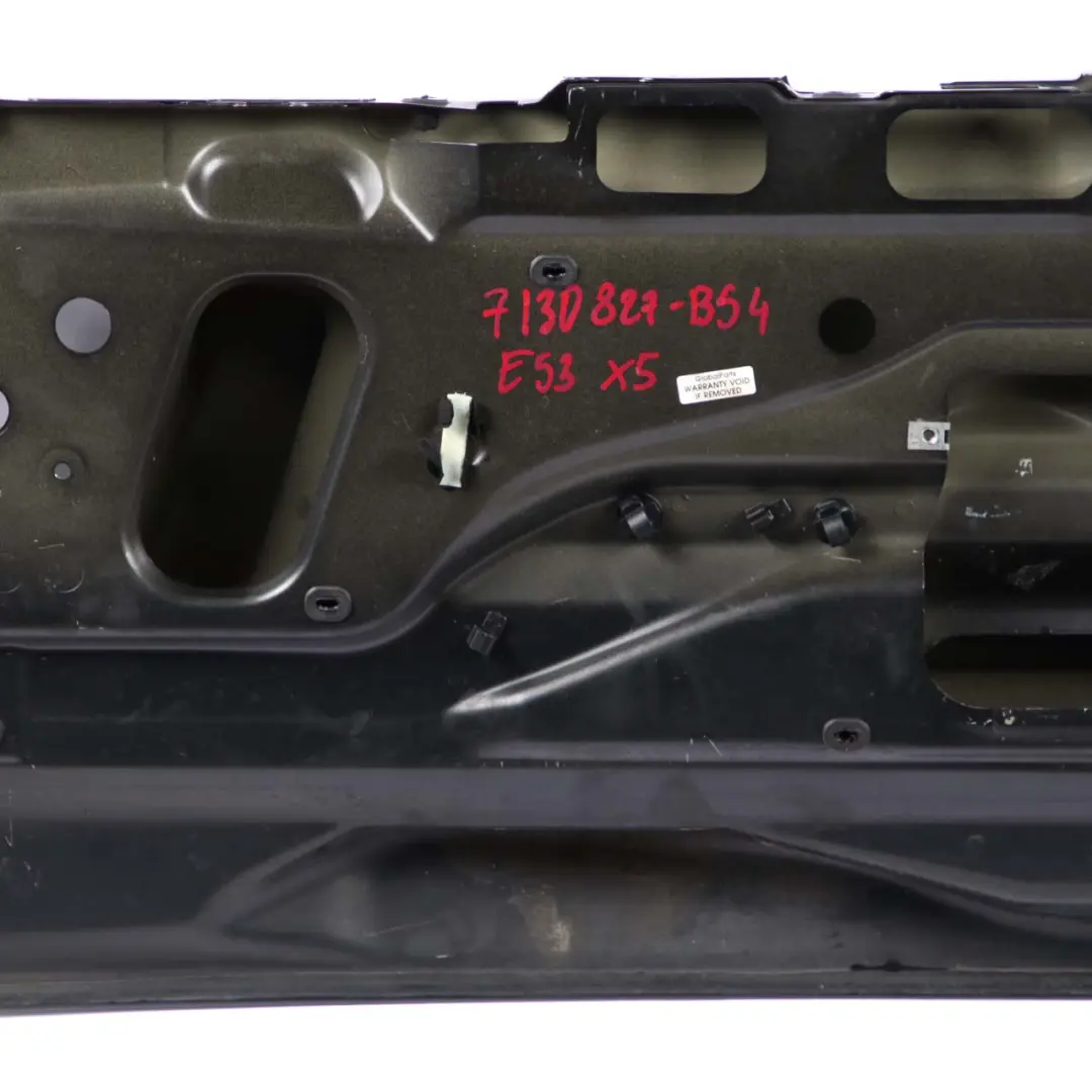  £BMW X5 E53 Trunk Lid Bottom Lower Boot Tailgate Black Sapphire Metallic - 475 - SKU 7130827-BS4 - Part number 7130827