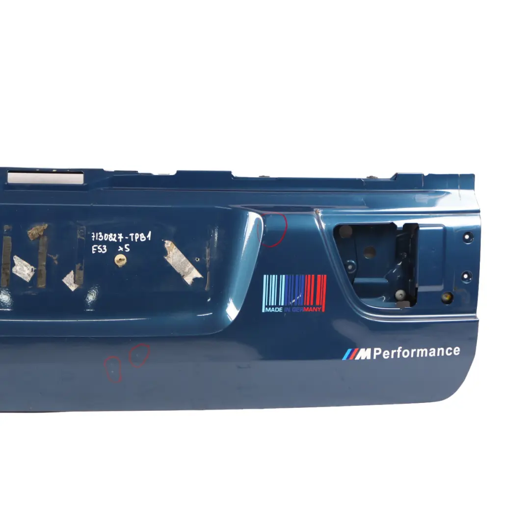 Boot Trunk Lid Tailgate Bottom Lower Topasblau Blue Metallic - 364 to BMW X5 E53 with Part number 7130827 BMW X5 E53 Boot Trunk Lid Tailgate Bottom Lower Topasblau Blue Metallic - 364 - SKU 7130827-TPB1 - Part number 7130827