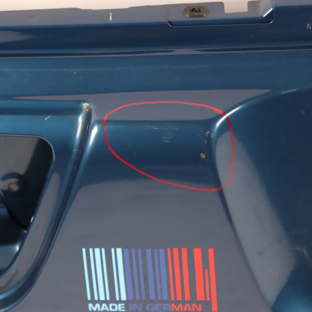BMW X5 E53 Boot Trunk Lid Tailgate Bottom Lower Topasblau Blue Metallic - 364 - SKU 7130827-TPB1 - Part number 7130827