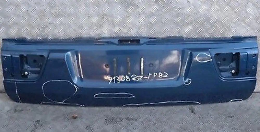 BMW X5 SERIES E53 Trunk Lid Bottom Lower Boot Tailgate Topasblau Blue Blau - 364 - SKU 7130827-TPB2 - Part number 41627130827