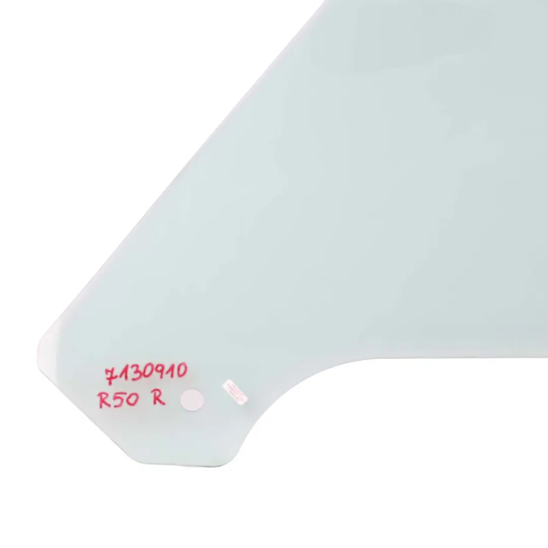 Mini R50 R52 R53 Vetro del finestrino della porta verde anteriore destro AS2 - SKU 7130910 - Numero di parte 7130910