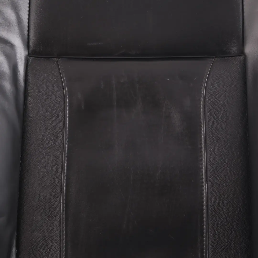 BMW X5 E53 Heated Front Sport Seat Backrest Cover Black Leather Walknappa - SKU 7131094 - Part number 7131094