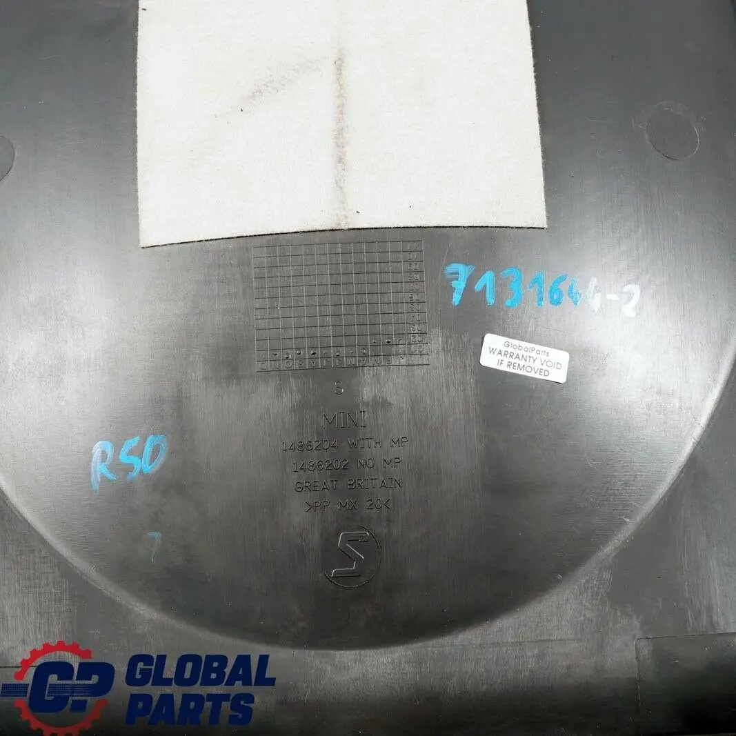 Panel Trasero Asiento Delantero Izquierdo Derecho N/ Respaldo para Mini R50 R52 con número de pieza 7131644 Mini R50 R52 Panel Trasero Asiento Delantero Izquierdo Derecho N/ Respaldo - SKU 7131644-2 - Número de pieza 7131644