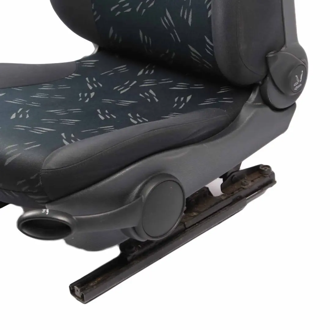 Front Left N/S Seat Cloth Fabric Random Panther Black to Mini Cabrio R52 with Part number 7131923 Mini Cabrio R52 Front Left N/S Seat Cloth Fabric Random Panther Black - SKU 7131923 - Part number 7131923