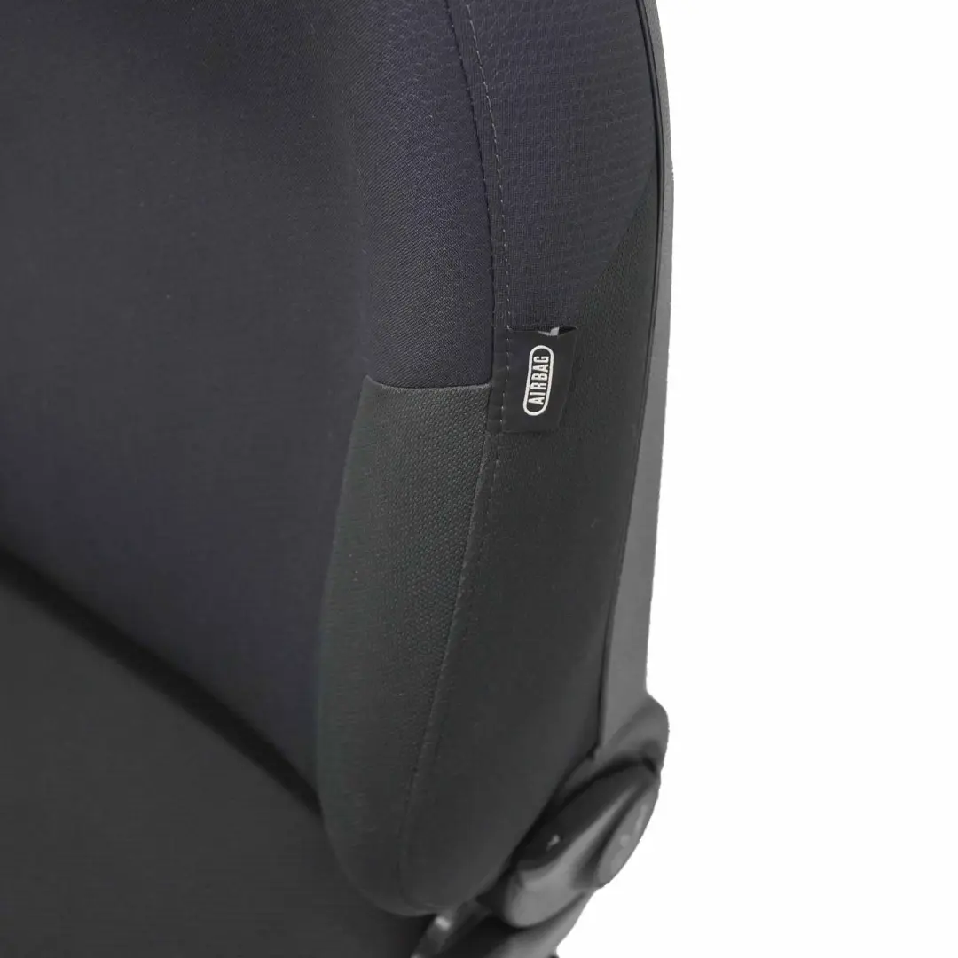 Mini Cooper R50 R52 Front Left N/S Cloth Fabric Molette Seat Panther Black - SKU 7131935 - Part number 7131935