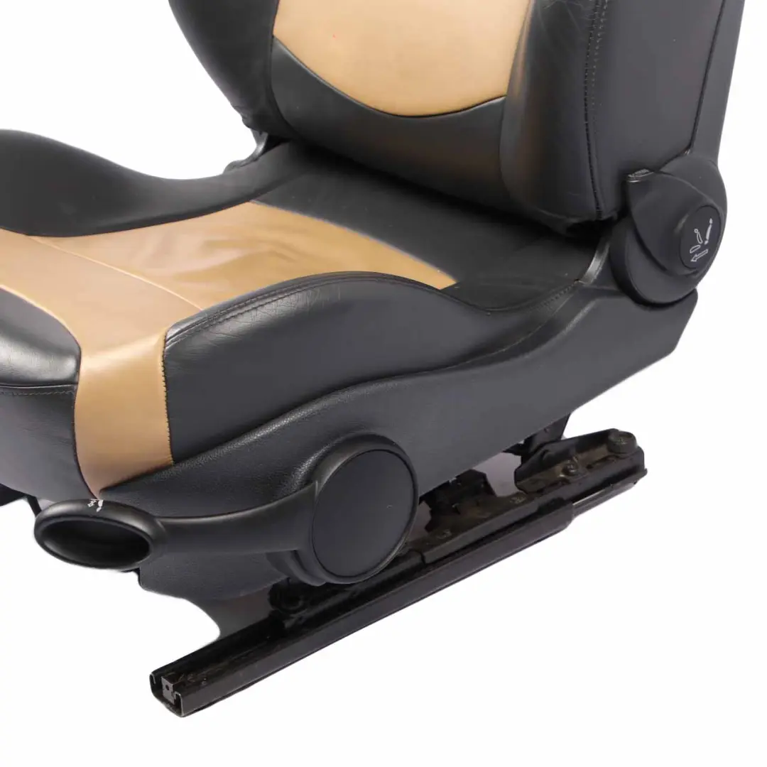 Front Seat Mini R52 Sport Heated Left N/S Leather Passenger Cordoba Beige to with Part number 7132007 Front Seat Mini R52 Sport Heated Left N/S Leather Passenger Cordoba Beige - SKU 7132007 - Part number 7132007