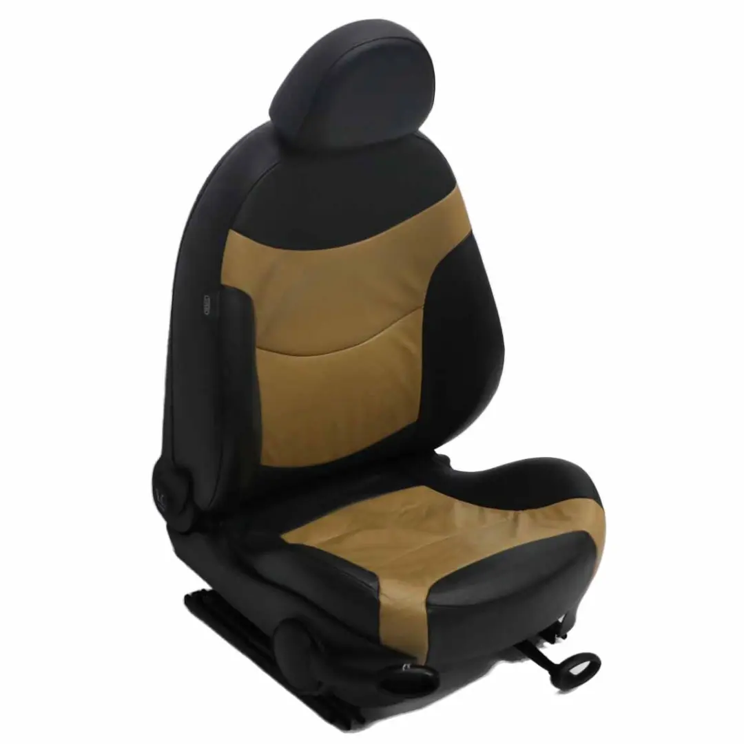 Front Seat Mini R52 Sport Heated Right O/S Leather Cordoba Beige to with Part number 7132008 Front Seat Mini R52 Sport Heated Right O/S Leather Cordoba Beige - SKU 7132008-1 - Part number 7132008