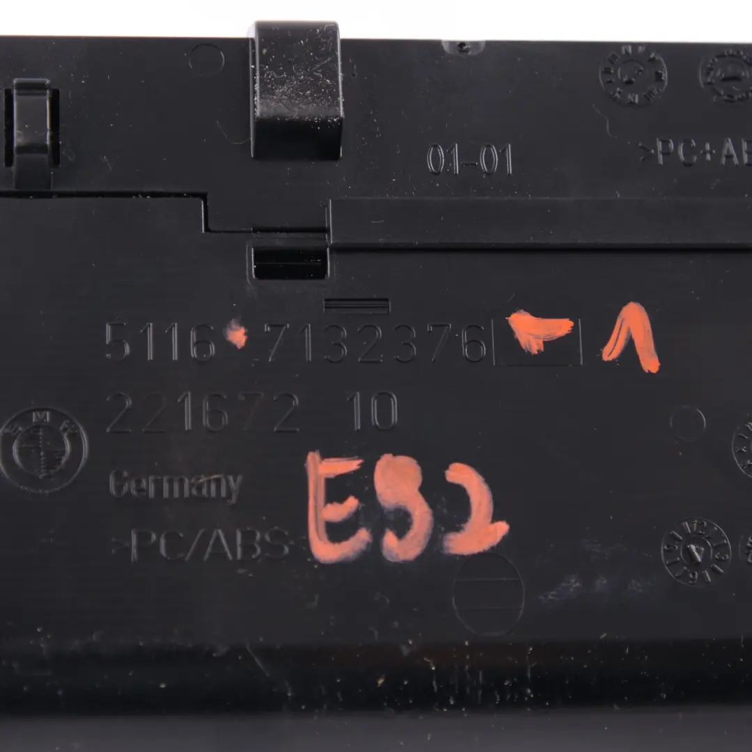 Centre Console Oddments Storage Sunglasses Spectacles Tray to BMW E90 E91 E92 1 with Part number 7132376 BMW E90 E91 E92 1 Centre Console Oddments Storage Sunglasses Spectacles Tray - SKU 7132376-1 - Part number 7132376