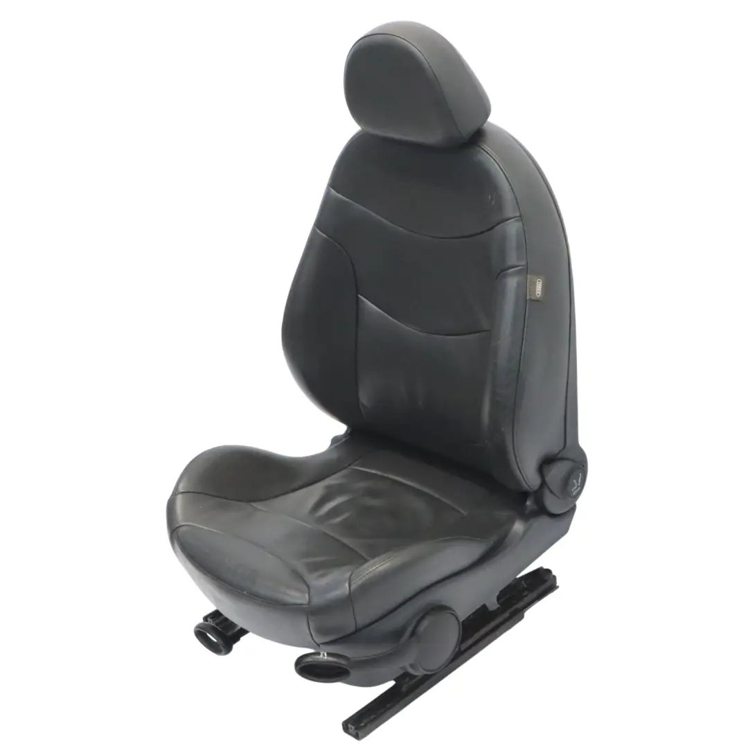 Mini Cooper One R50 R53 Sport Seat Front Left N/S Leather Gravity Panther Black - SKU 7132545-4 - Part number 7132545