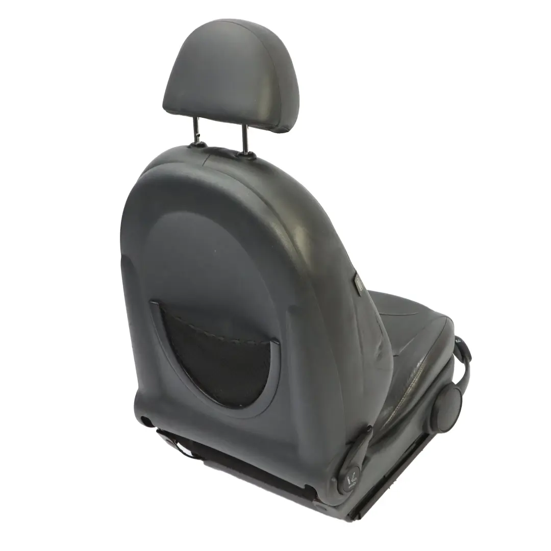 Mini Cooper R50 R53 Sport Front Right O/S Seat Leather Gravity Panther Black - SKU 7132546-1 - Part number 7132546