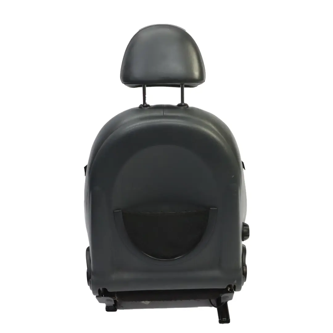 Front Left N/S Leather Gravity Panther Black to Mini Cooper One R50 R53 Sport Seat with Part number 7132545 Mini Cooper One R50 R53 Sport Seat Front Left N/S Leather Gravity Panther Black - SKU 7132545-5 - Part number 7132545