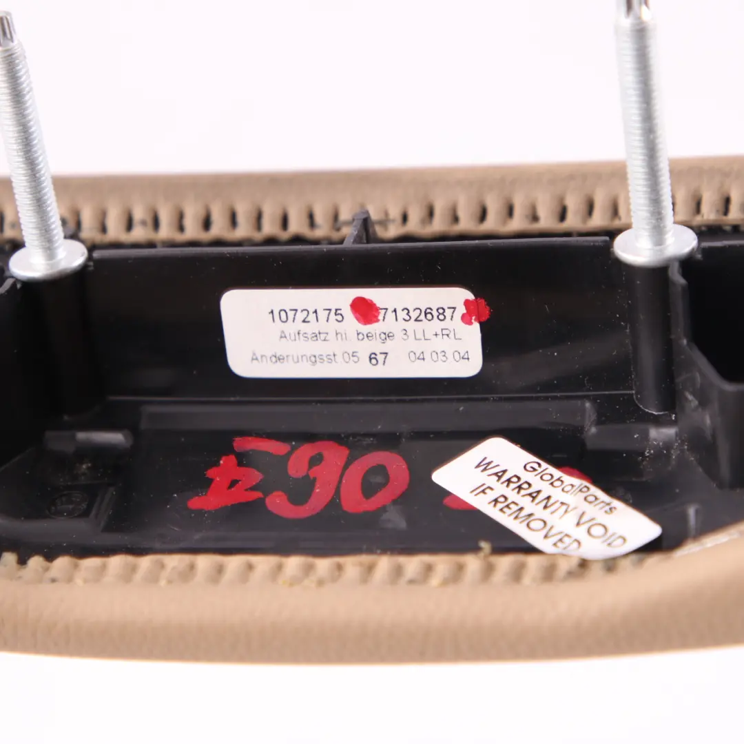 Abdeckung Mittelkonsole BMW E60 E61 Zierleiste hintere Armlehne Beige für mit Teilenummer 7132687 Abdeckung Mittelkonsole BMW E60 E61 Zierleiste hintere Armlehne Beige - SKU 7132687 - Teilenummer 7132687