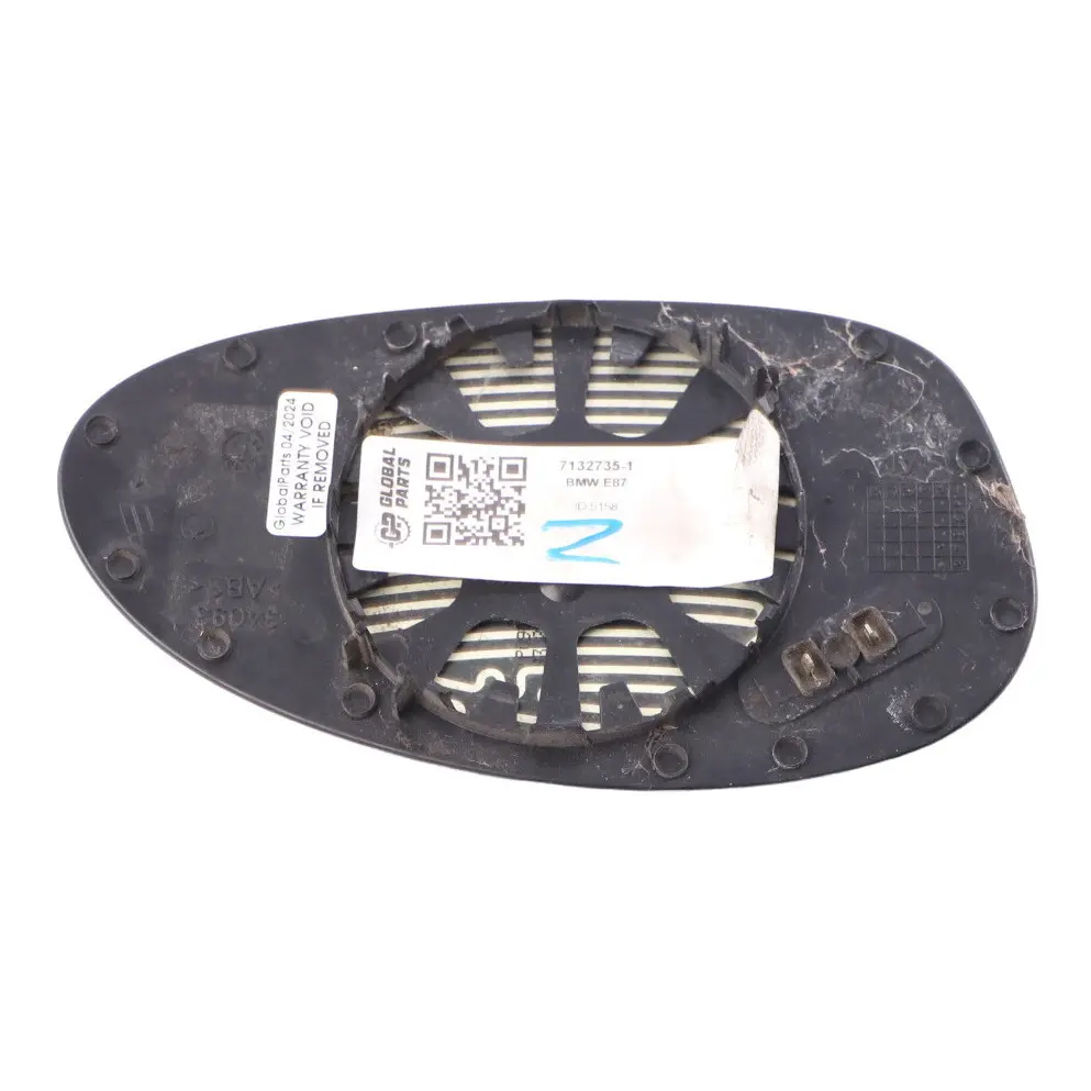BMW E81 E87 E92 E93 Rétroviseur Extérieur Gauche Chauffant Grand Angle - SKU 7132735-1 - Numéro de pièce 7132735