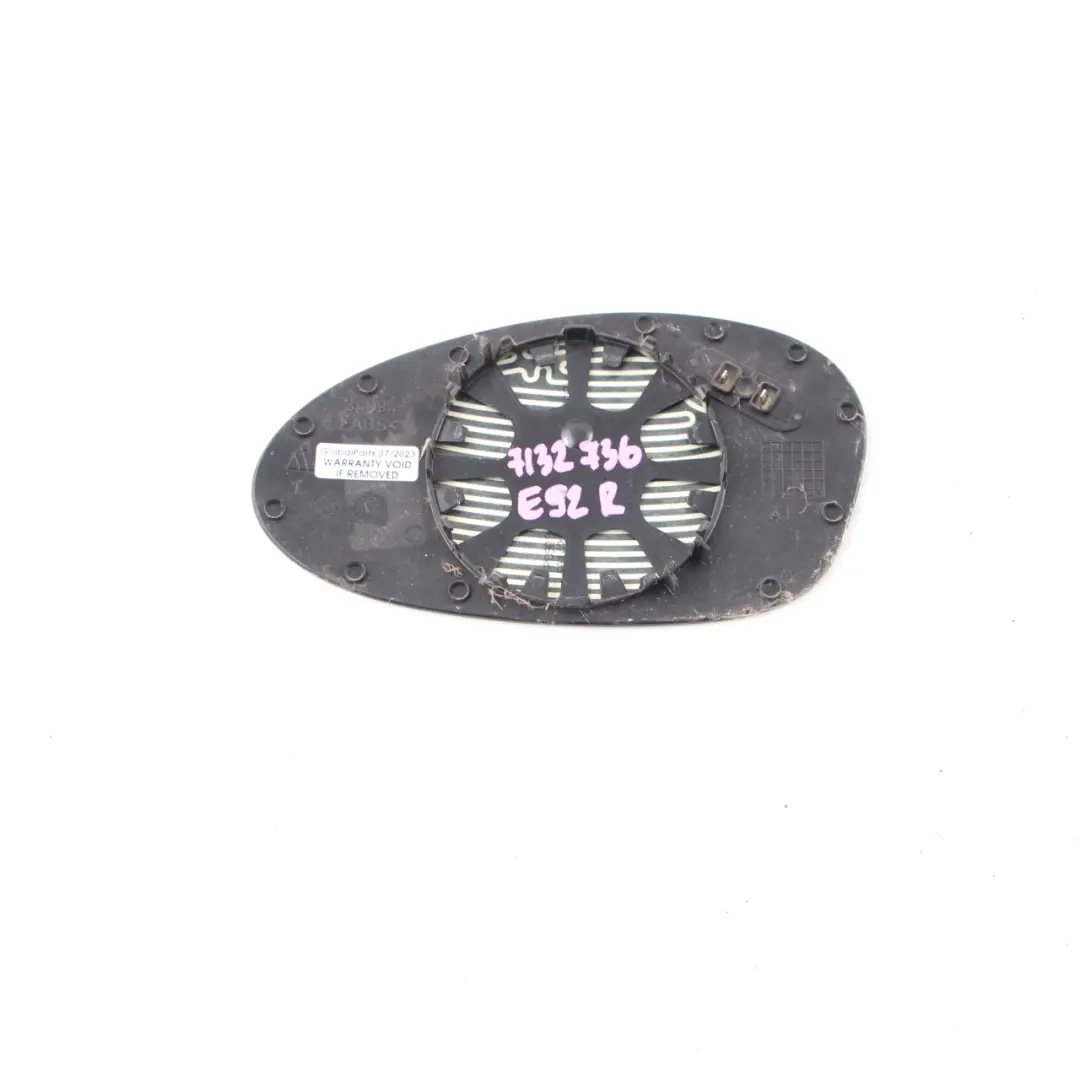  Espejo Retrovisor BMW E81 E87 E92 E93 Calefactado Derecho Gran Angular - SKU 7132736 - Número de pieza 7132736