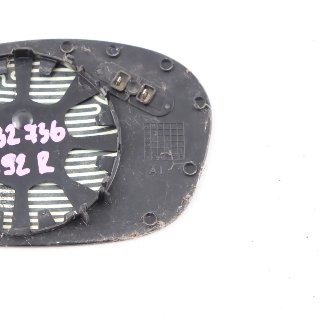  Wing Mirror Glass BMW E81 E87 E92 E93 Heated Right O/S Wide Angle - SKU 7132736 - Part number 7132736