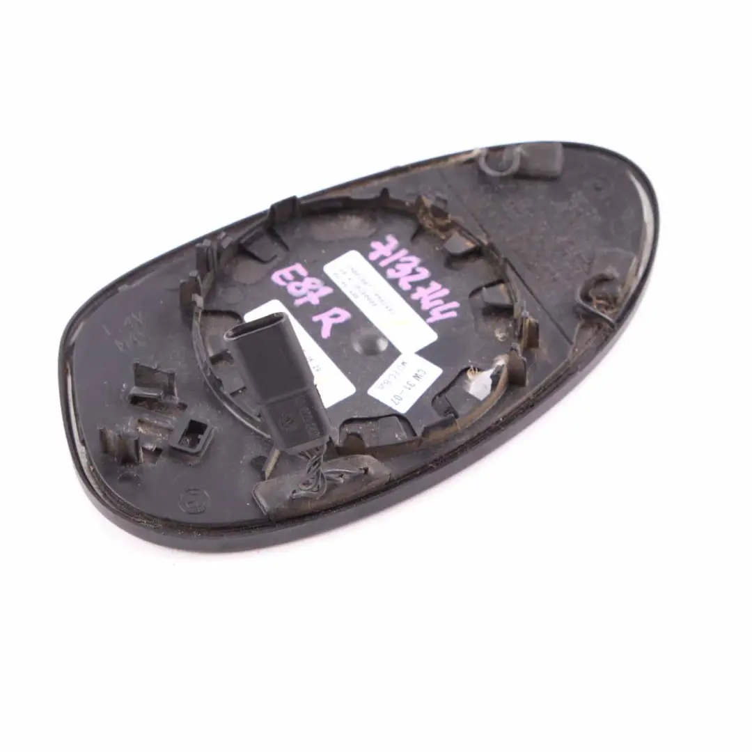 Mirror Glass BMW E87 E81 Electrochromic Auto Dip Heated Right O/S Wide Angle to with Part number 7132744 Mirror Glass BMW E87 E81 Electrochromic Auto Dip Heated Right O/S Wide Angle - SKU 7132744 - Part number 7132744