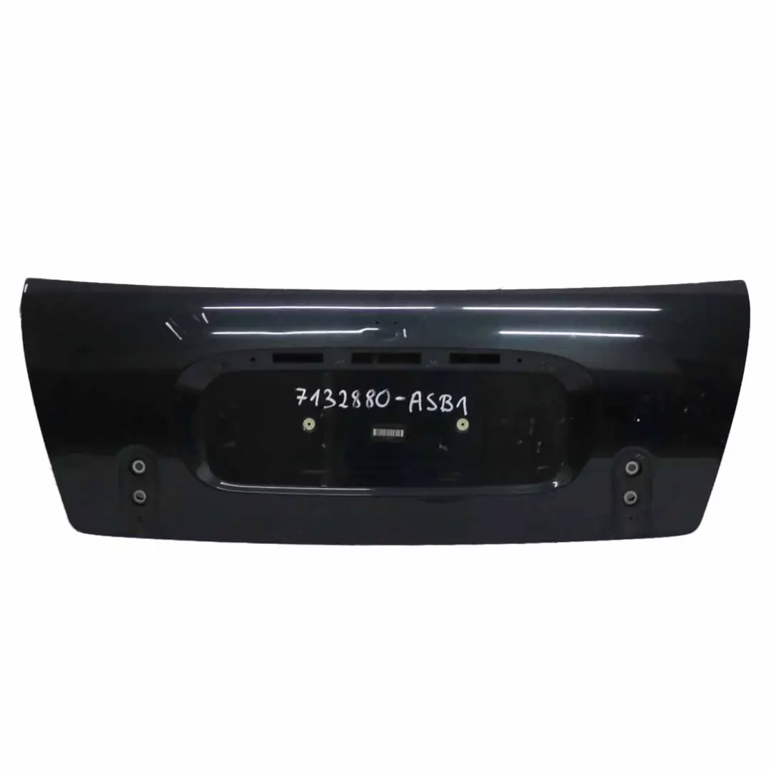 Mini R52 Cabrio hayon arriere Astro Black Noir Metallic - A25 - SKU 7132880-ASB1 - Numéro de pièce 7132880