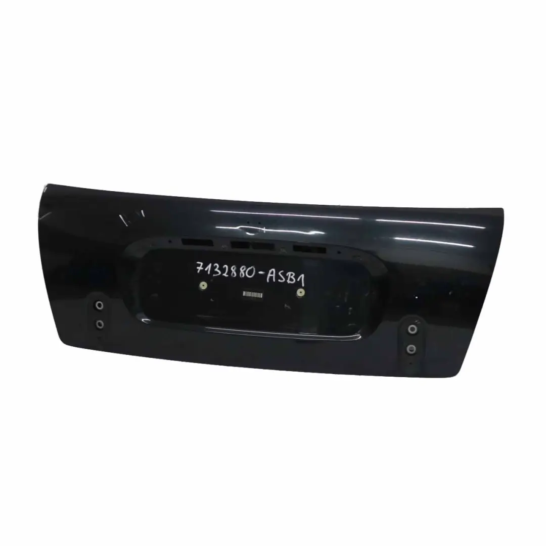 Coperchio bagagliaio Portellone posteriore Astro Black - A25 per Mini R52 Cabrio con numero di parte 7132880 Mini R52 Cabrio Coperchio bagagliaio Portellone posteriore Astro Black - A25 - SKU 7132880-ASB1 - Numero di parte 7132880