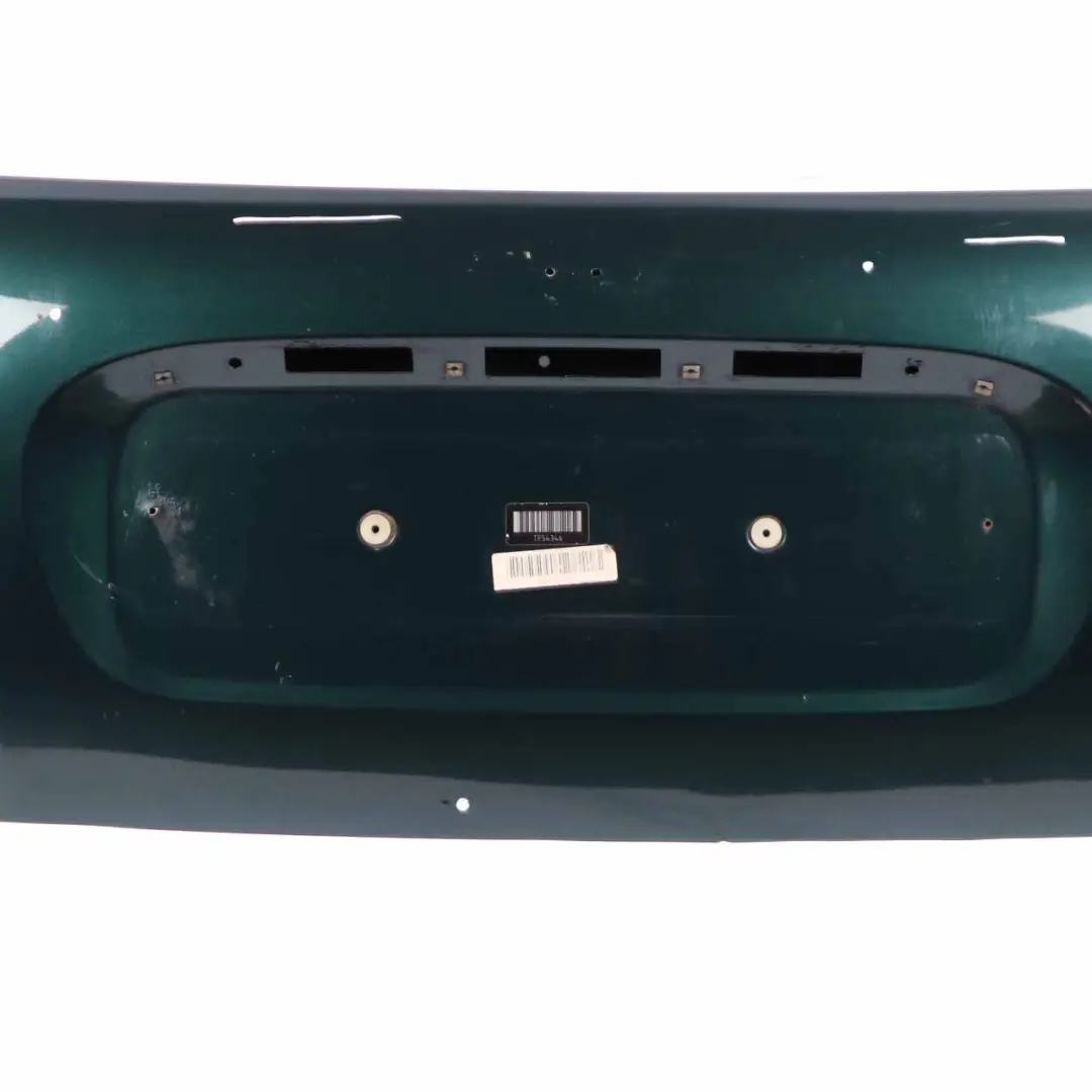 Trunk Lid Tailgate Boot Lid British Racing Green Metallic - 895 to Mini Cabrio R52 with Part number 7132880 Mini Cabrio R52 Trunk Lid Tailgate Boot Lid British Racing Green Metallic - 895 - SKU 7132880-BRG - Part number 7132880