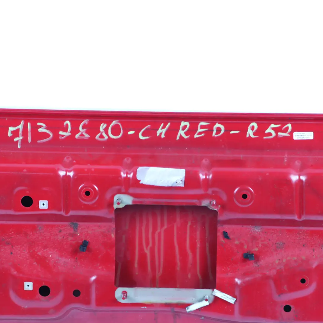 Boot Trunk Lid Mini R52 Cabrio Tailgate Chili Red - 851 to with Part number 7132880 Boot Trunk Lid Mini R52 Cabrio Tailgate Chili Red - 851 - SKU 7132880-CHRED - Part number 7132880