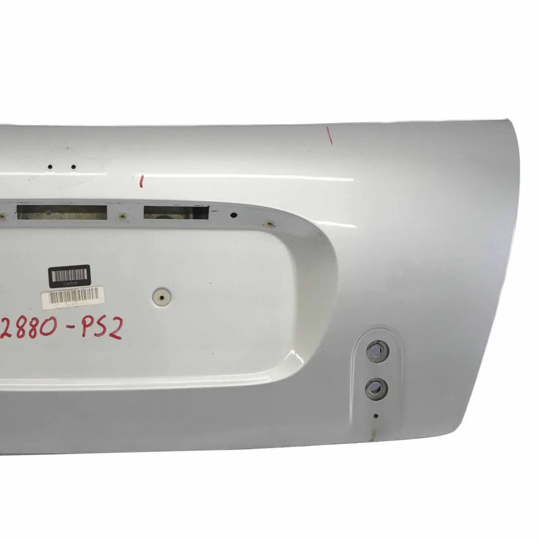 Boot Trunk Lid Cabrio Tailgate Boot Lid Pure Silver Metallic - 900 to Mini R52 with Part number 7132880 Mini R52 Boot Trunk Lid Cabrio Tailgate Boot Lid Pure Silver Metallic - 900 - SKU 7132880-PS2 - Part number 7132880