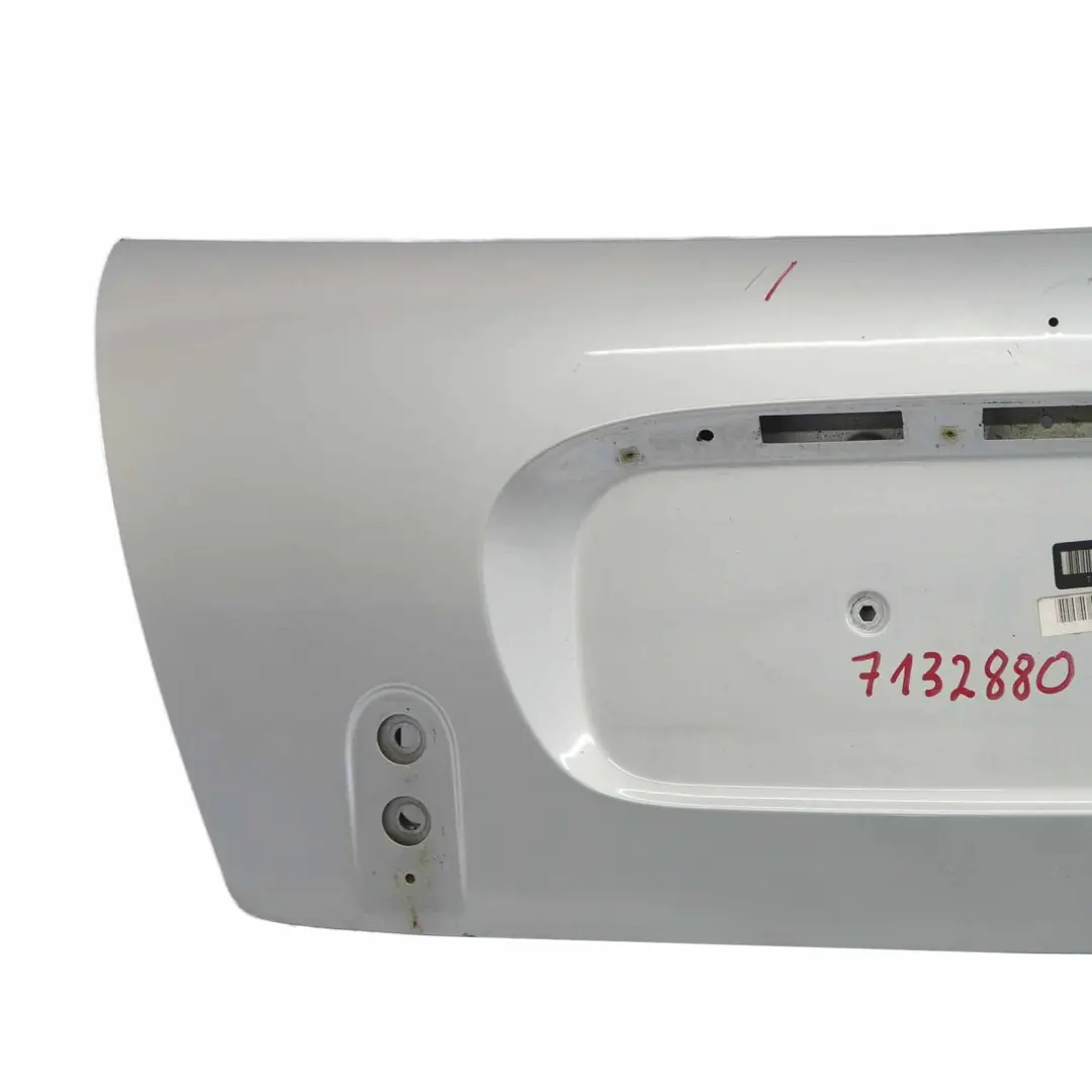Mini R52 Couvercle de coffre Cabrio Couvercle de hayon Argent Pur Métallisé 900 - SKU 7132880-PS2 - Numéro de pièce 7132880