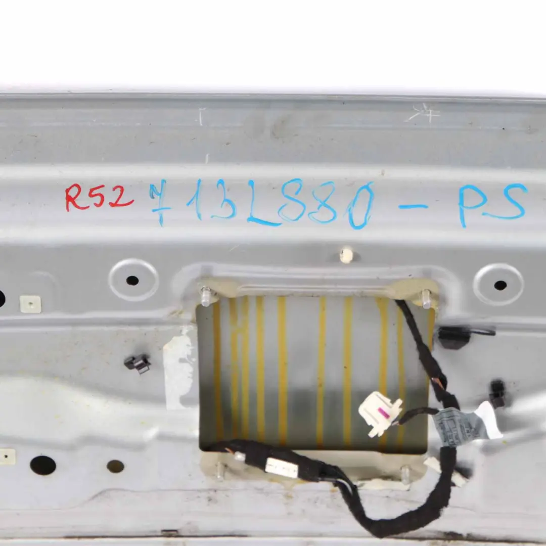 Trunk Lid Tailgate Boot Lid Pure Silver - 900 to Mini Cabrio Convertible R52 with Part number 7132880 Mini Cabrio Convertible R52 Trunk Lid Tailgate Boot Lid Pure Silver - 900 - SKU 7132880-PS - Part number 7132880