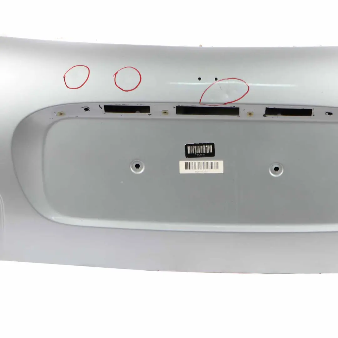 Trunk Lid Tailgate Boot Lid Pure Silver - 900 to Mini Cabrio Convertible R52 with Part number 7132880 Mini Cabrio Convertible R52 Trunk Lid Tailgate Boot Lid Pure Silver - 900 - SKU 7132880-PS - Part number 7132880