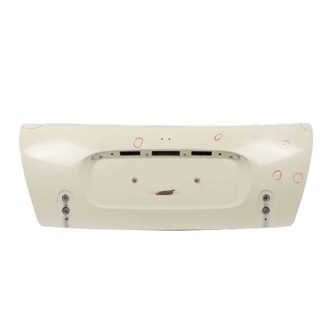 Trunk Lid Tailgate Boot Lid Pepper White 850 to Mini Cooper R52 Cabrio Convertible with Part number 7132880 Mini Cooper R52 Cabrio Convertible Trunk Lid Tailgate Boot Lid Pepper White 850 - SKU 7132880-PW - Part number 7132880