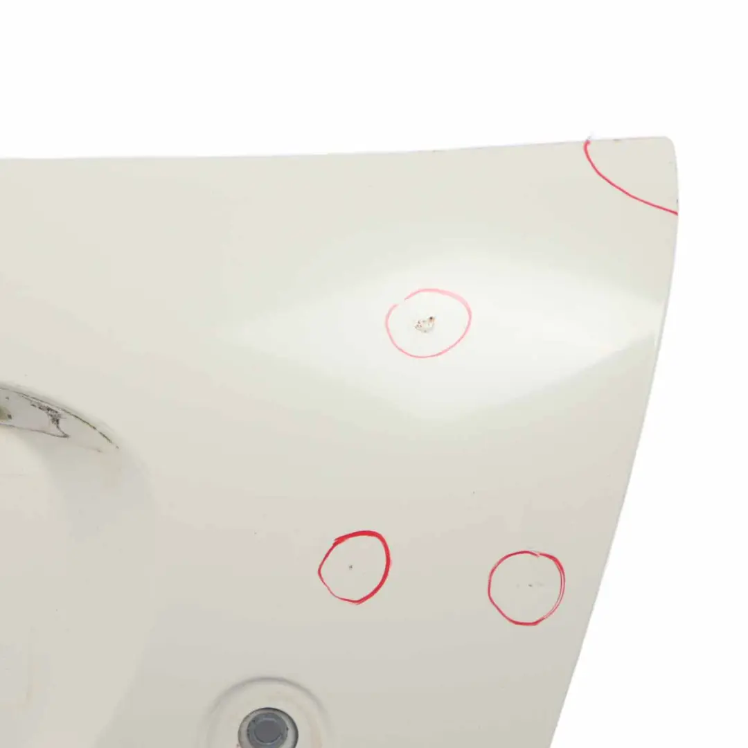 Mini Cooper R52 Cabrio Convertible Trunk Lid Tailgate Boot Lid Pepper White 850 - SKU 7132880-PW - Part number 7132880