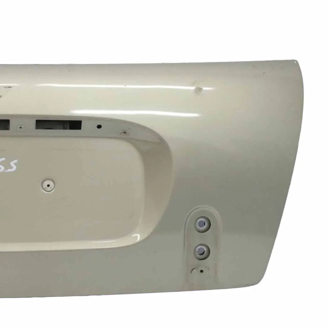 Heckklappe Sparkling Silver Silber Metallic - A60 für Mini Cabrio R52 mit Teilenummer 7132880 Mini Cabrio R52 Heckklappe Sparkling Silver Silber Metallic - A60 - SKU 7132880-SS - Teilenummer 7132880