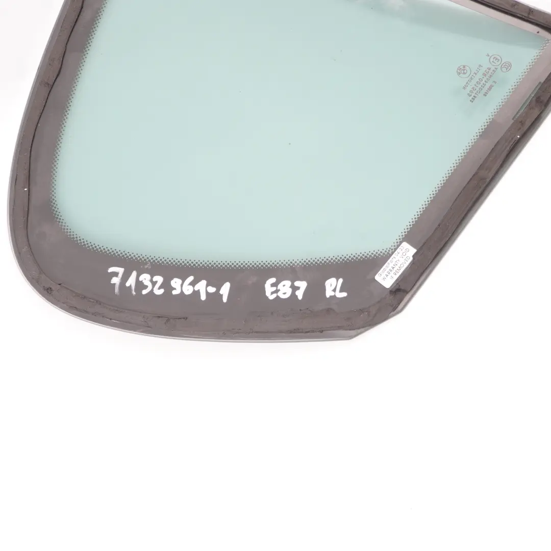 Festver Glasung Dunkelglas Hinten Links SSG AS3 für BMW E87 mit Teilenummer 7132961 BMW E87 Festver Glasung Dunkelglas Hinten Links SSG AS3 - SKU 7132961-1 - Teilenummer 7132961