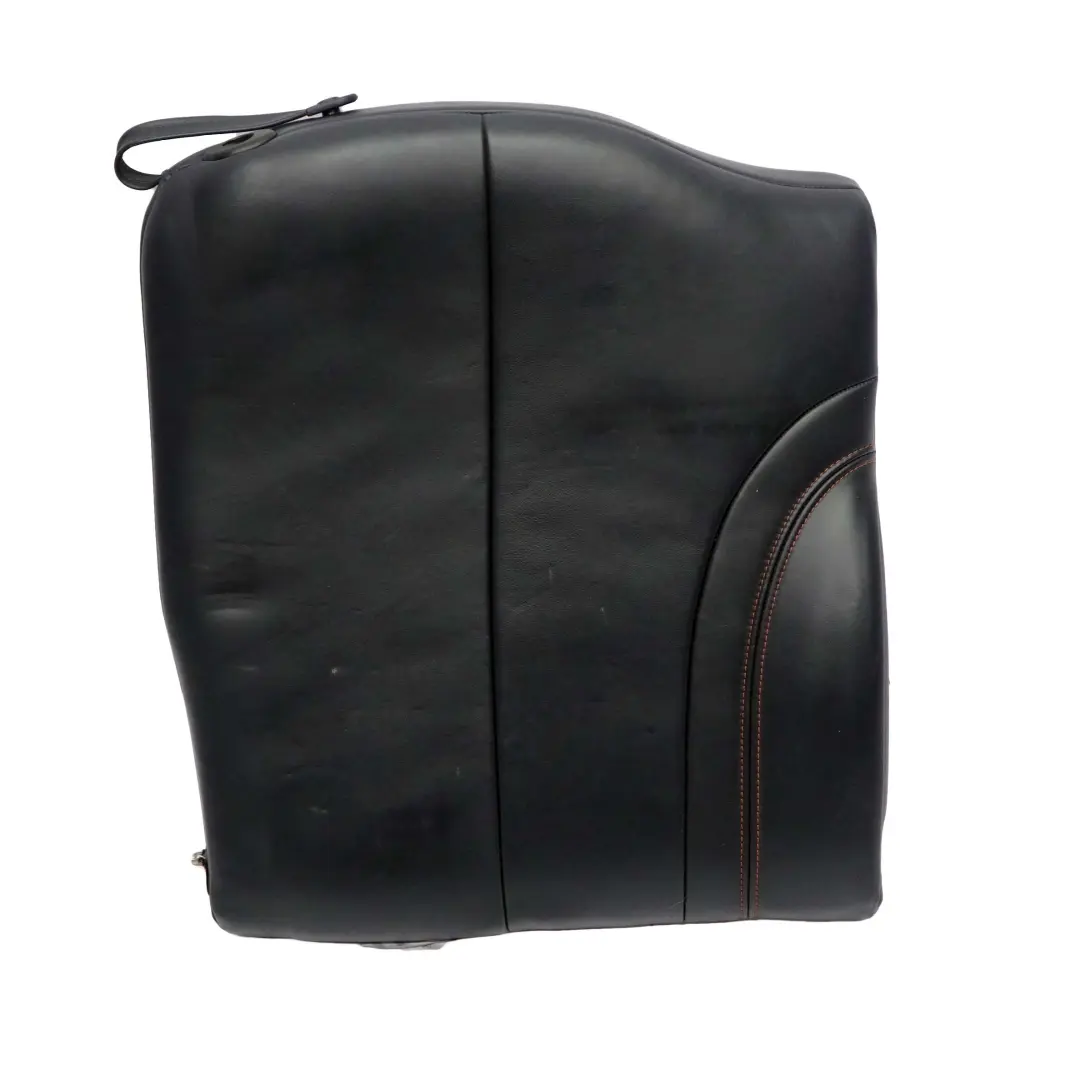 Right O/S Leather Seat Backrest Dark Blue Orange Seam to Mini Cabrio R52 Rear with Part number 7133066 Mini Cabrio R52 Rear Right O/S Leather Seat Backrest Dark Blue Orange Seam - SKU 7133066 - Part number 7133066