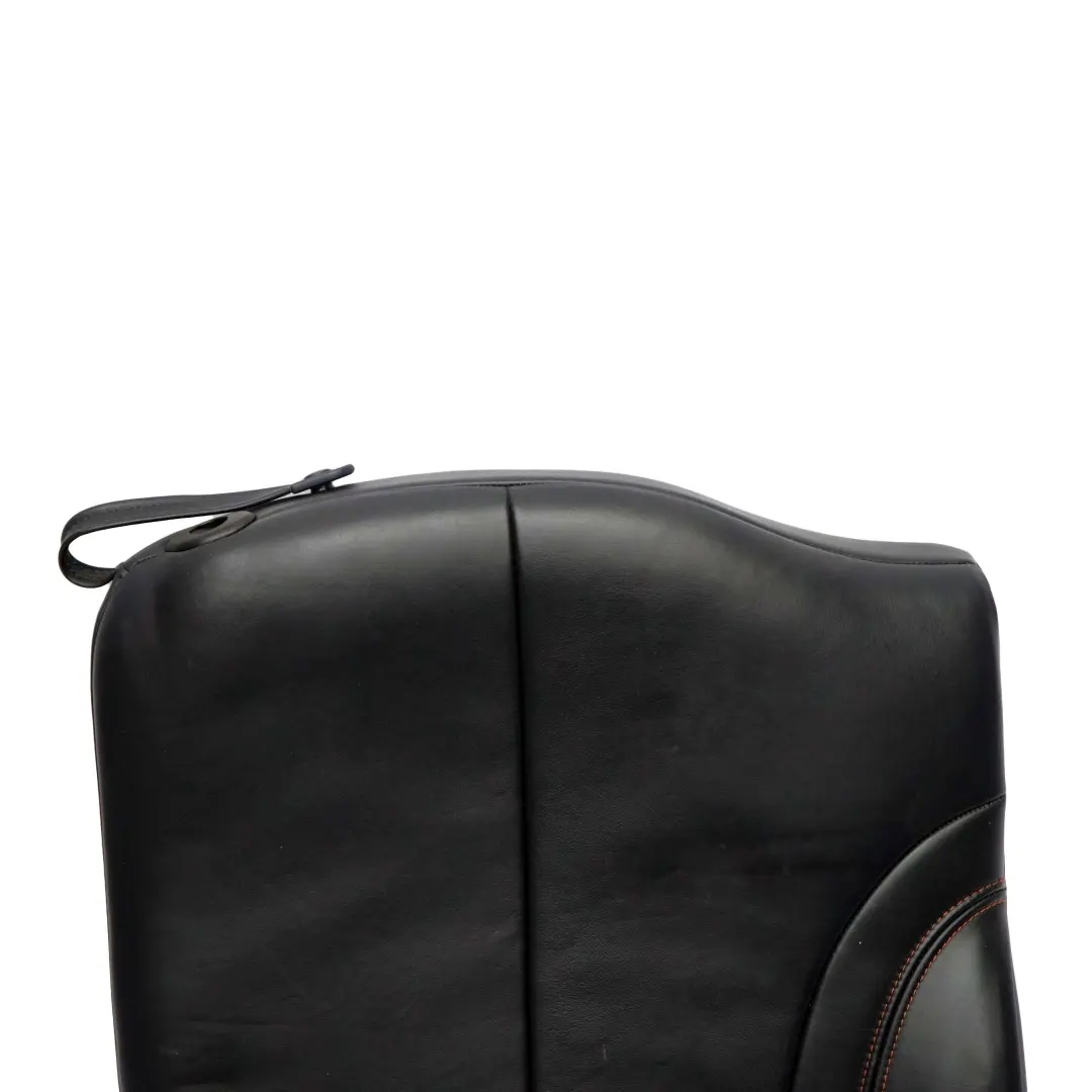 Trasero Derecho Respaldo del asiento De cuero Azul Oscuro Naranja Seam para Mini R52 con número de pieza 7133066 Mini R52 Trasero Derecho Respaldo del asiento De cuero Azul Oscuro Naranja Seam - SKU 7133066 - Número de pieza 7133066