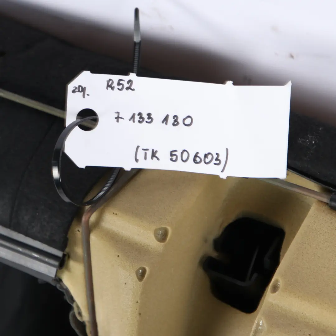 Bench Couch Sofa Isofix Soft Leather Cordoba Beige to Mini R52 Cabrio Rear Seat with Part number 7133130 Mini R52 Cabrio Rear Seat Bench Couch Sofa Isofix Soft Leather Cordoba Beige - SKU 7133130 - Part number 7133130