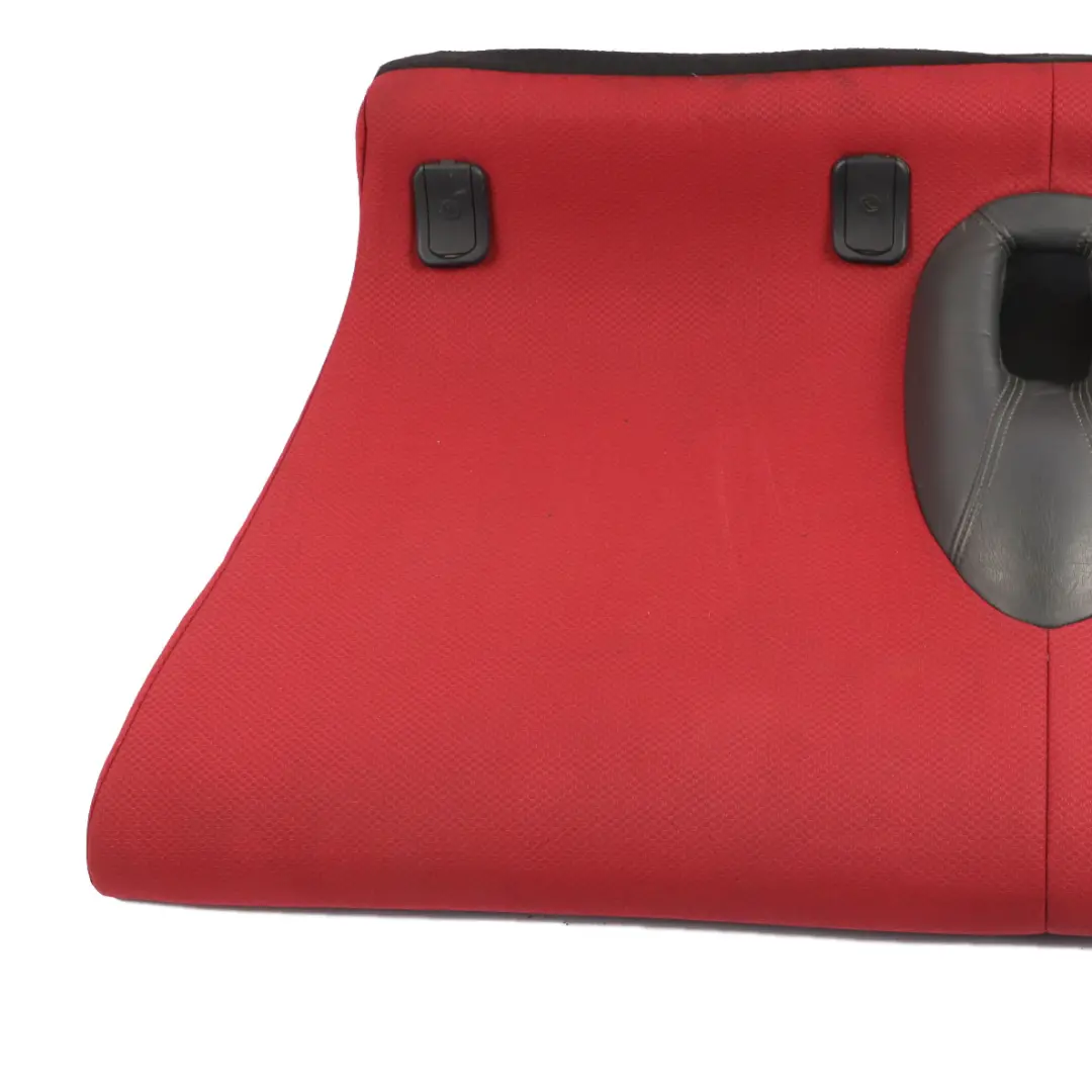 Mini Cabrio R52 Dossier de siège arrière Banquette Base Canapé Tissu Cuir Rouge - SKU 7133152 - Numéro de pièce 7133152