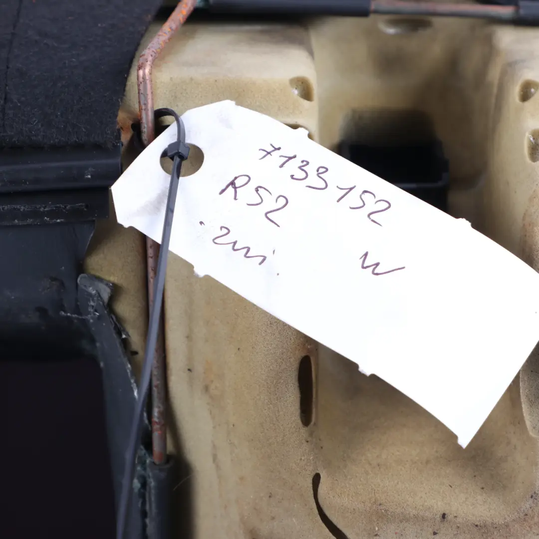 Back Cover Bench Sofa Base Cloth Leather Red to Mini Cabrio R52 Rear Seat with Part number 7133152 Mini Cabrio R52 Rear Seat Back Cover Bench Sofa Base Cloth Leather Red - SKU 7133152 - Part number 7133152