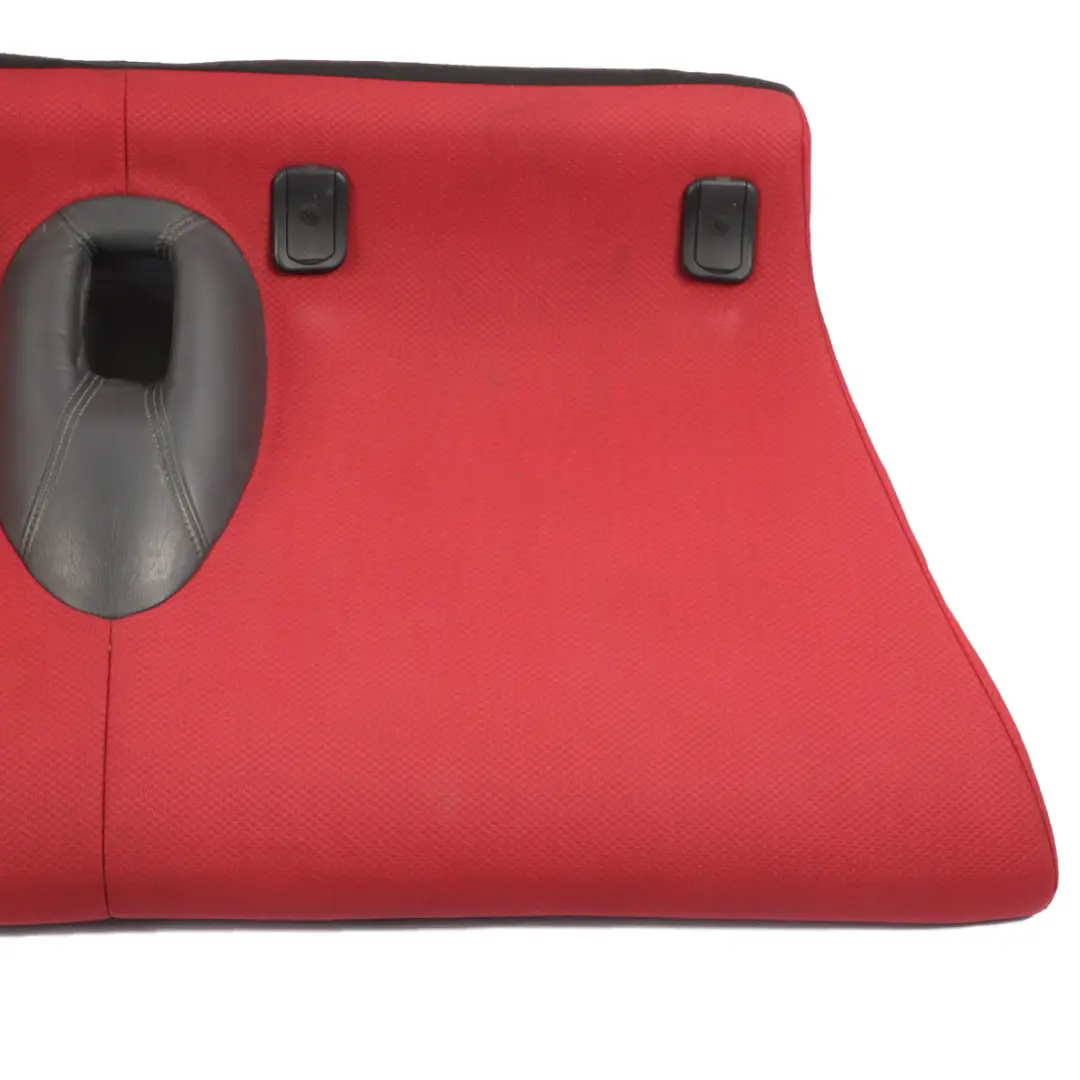 Back Cover Bench Sofa Base Cloth Leather Red to Mini Cabrio R52 Rear Seat with Part number 7133152 Mini Cabrio R52 Rear Seat Back Cover Bench Sofa Base Cloth Leather Red - SKU 7133152 - Part number 7133152