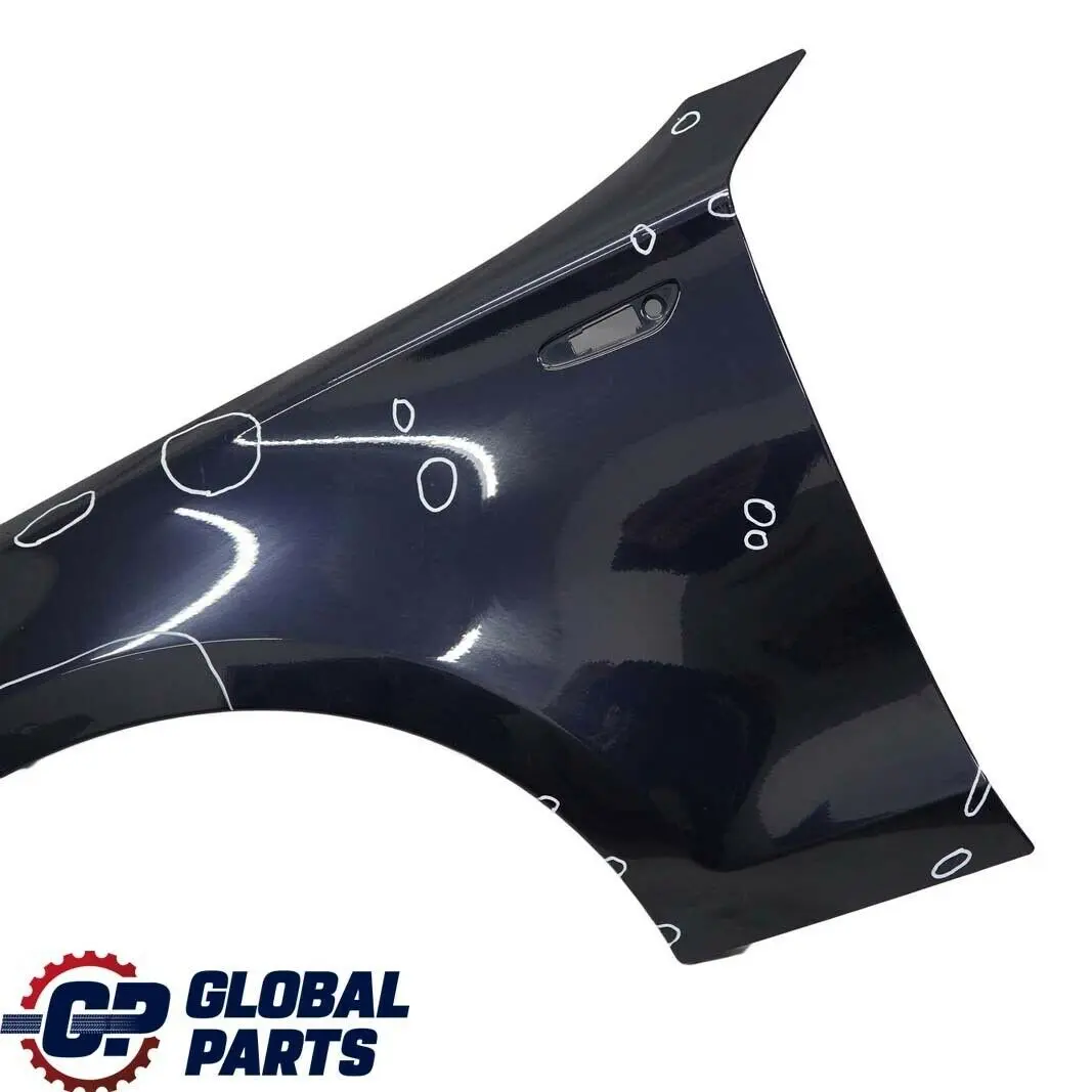 Side Panel Wing Fender Front Left N/S Monacoblau Blue to BMW 1 Series E81 E87 E87N with Part number 7133227 BMW 1 Series E81 E87 E87N Side Panel Wing Fender Front Left N/S Monacoblau Blue - SKU 7133227-MB - Part number 7133227