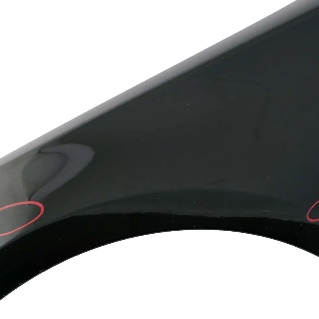 BMW E81 E87 Side Panel Wing Fender Front Left N/S Black Sapphire 475 - SKU 7133227-BS10 - Part number 7133227