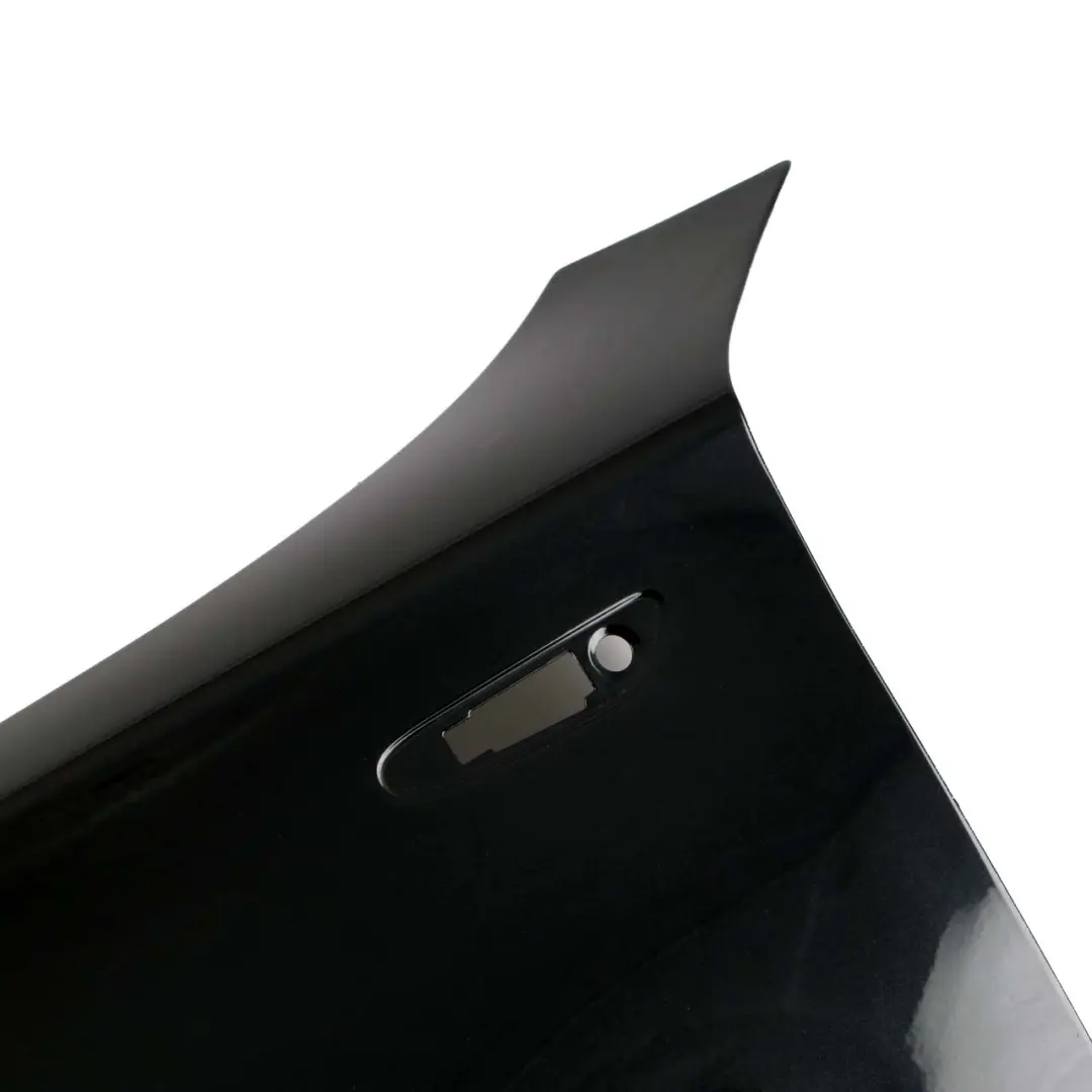 BMW E81 E87 Side Panel Wing Fender Front Left N/S Black Sapphire 475 - SKU 7133227-BS10 - Part number 7133227
